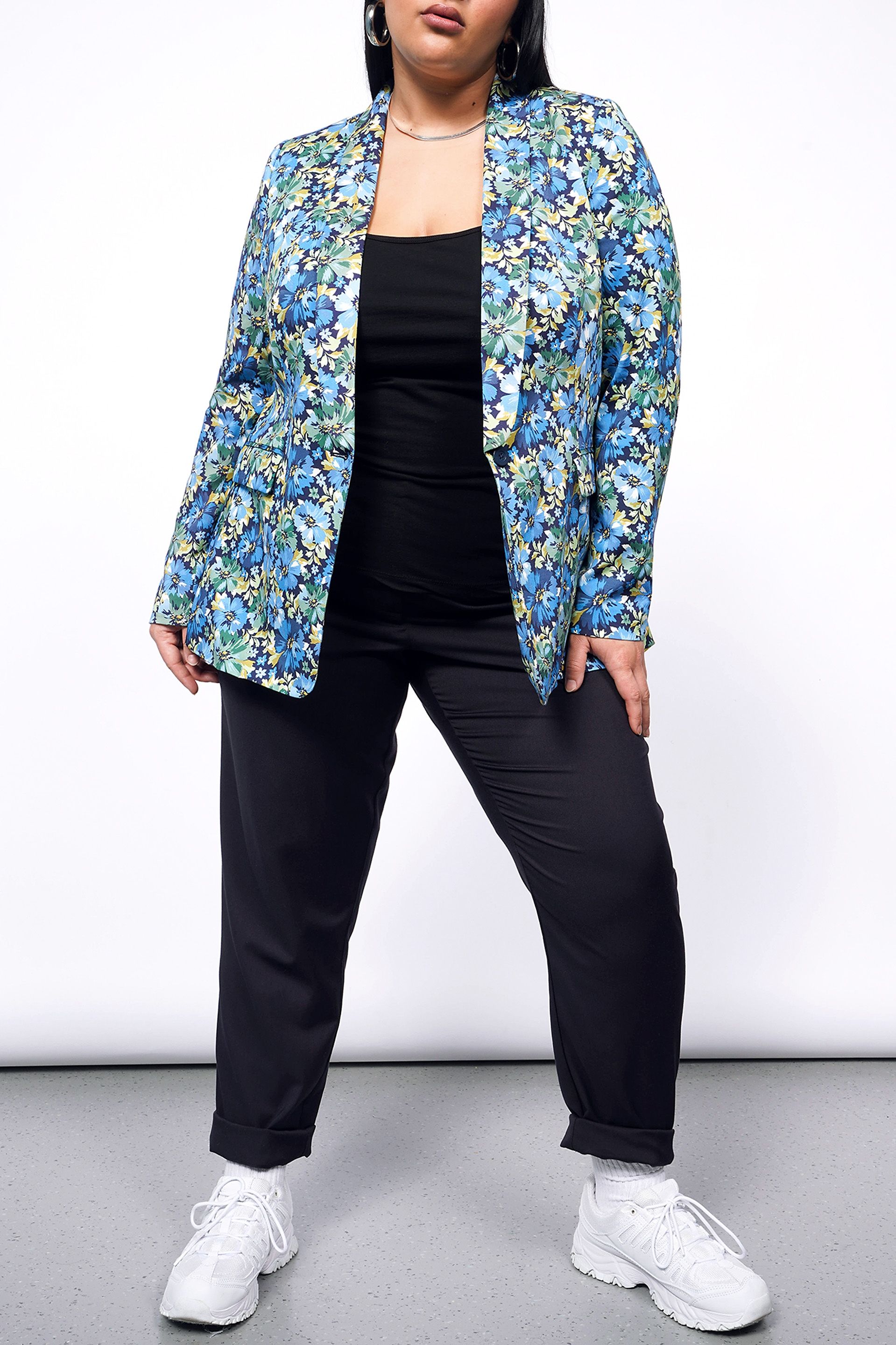 Wildfang Empower Floral Tux Blazer | David's Bridal
